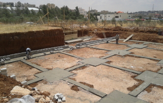 Construction of hangar and settlement - Sahab